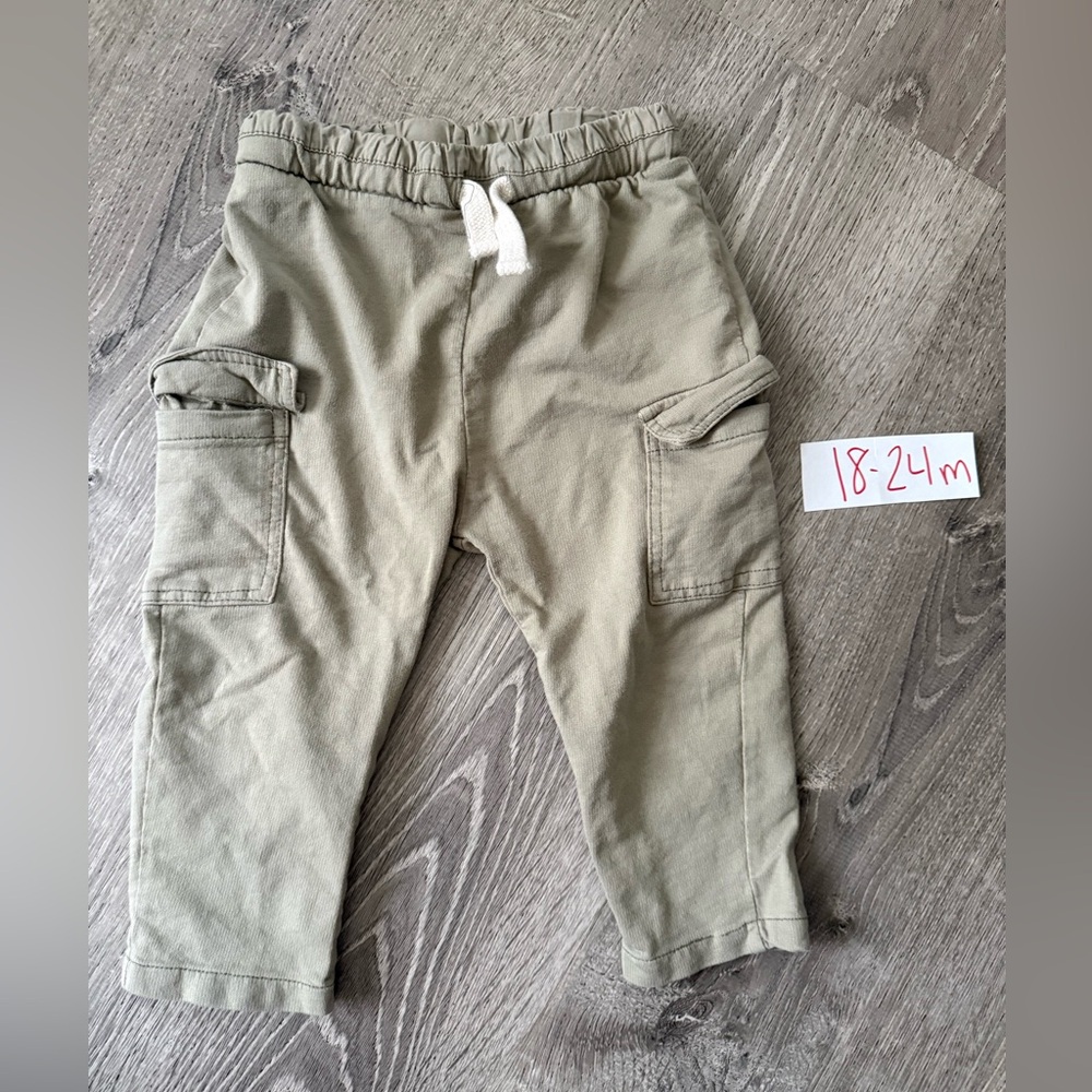 Zara Kids Khaki Cargo Pants
